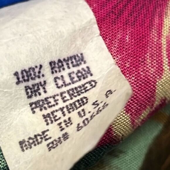 A PERSONAL TOUCH TROPICAL SHIRT SIZE 26W/46 - Picture 4 of 5